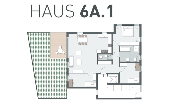 Wohnung 6A.1 - Grundriss