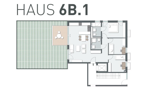 Wohnung 6B.1 - Grundriss