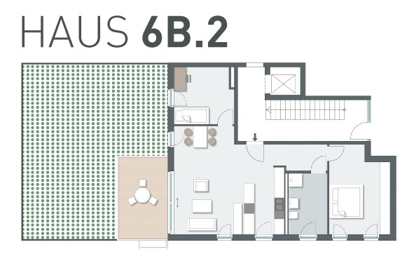 Wohnung 6B.2 - Grundriss