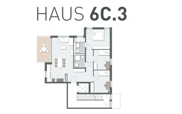 Wohnung 6C.3 - Grundriss