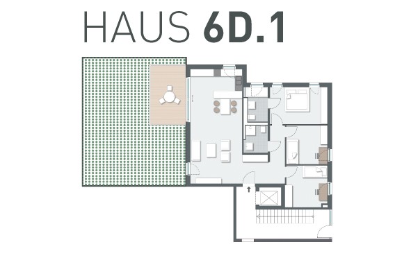 Wohnung 6D.1 - Grundriss