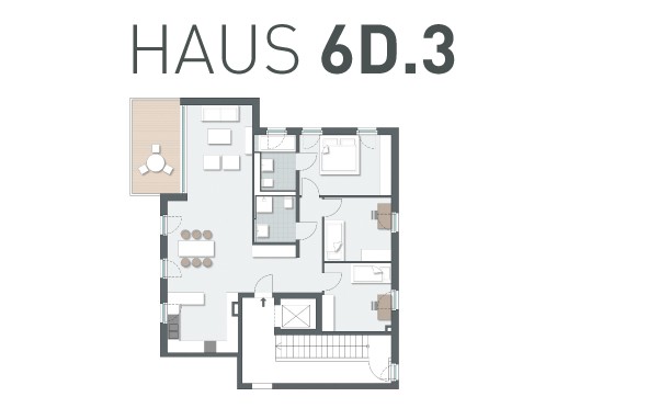 Wohnung 6D.3 - Grundriss