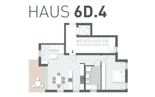 Wohnung 6D.4 - Grundriss