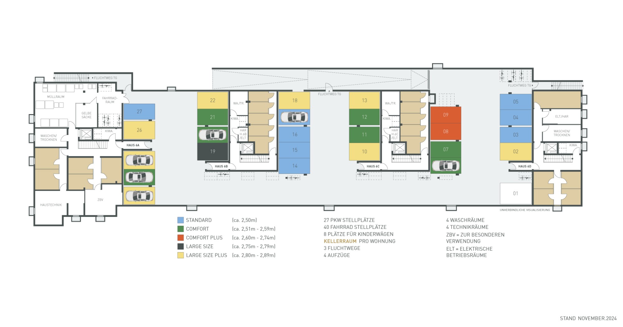 Großzügige 2-Zimmer-Wohnung mit offener Wohnküche und Balkon Plan-Tiefgarage